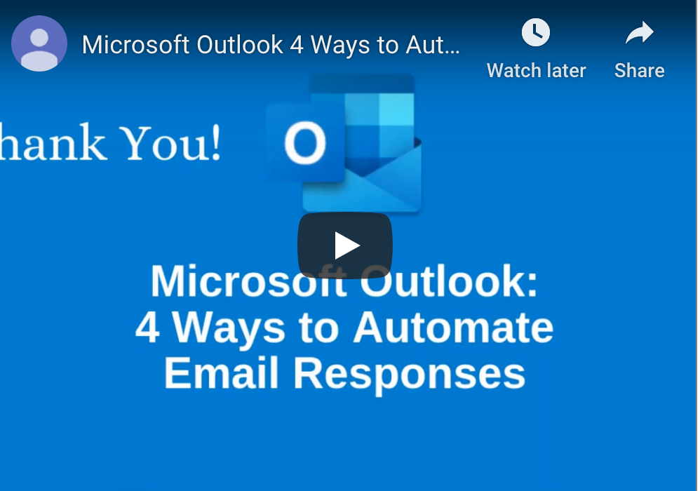 Microsoft Outlook Training